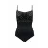 Women's one piece swimsuit SELF LOVE 14 Black, front